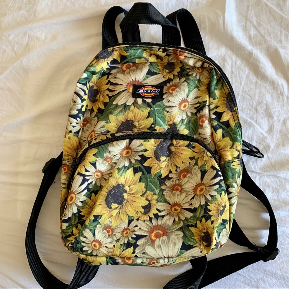 Dickies sunflower daisy mini backpack